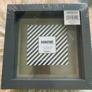 Set of three 7” x 7” Floating Picture Frames.